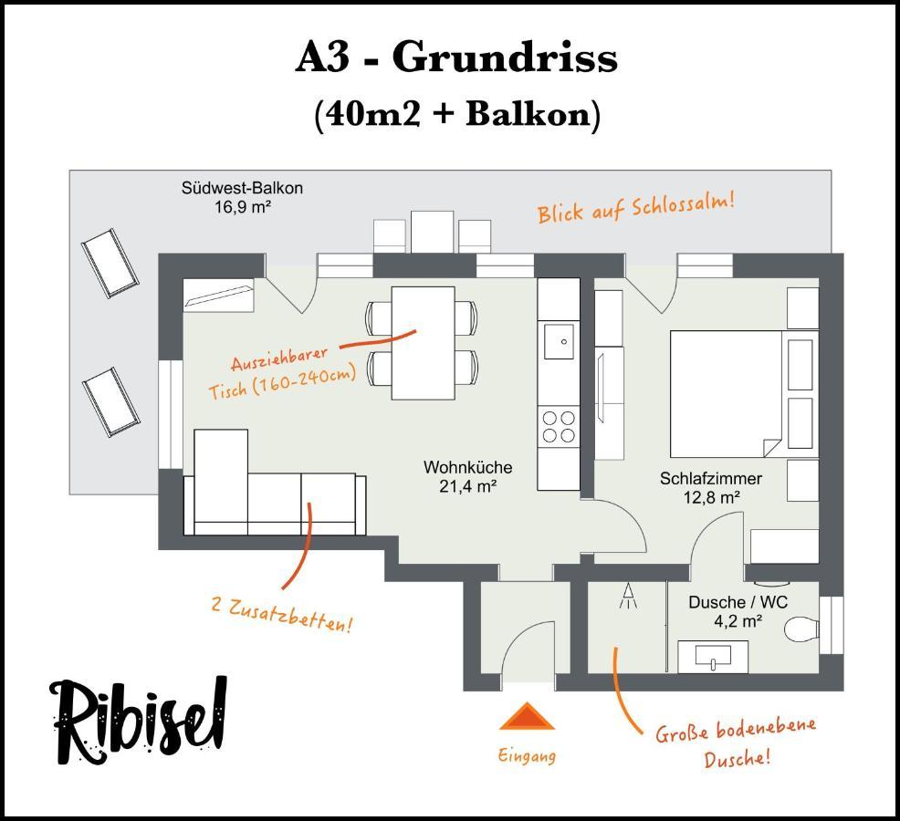 באד הופגסטין Ribisel Apartments Fuer Familien - Alpentherme Inklusive! מראה חיצוני תמונה